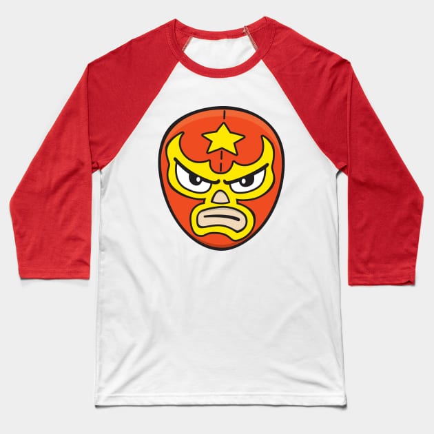 Luchador Mask 2 Baseball T-Shirt by DetourShirts
